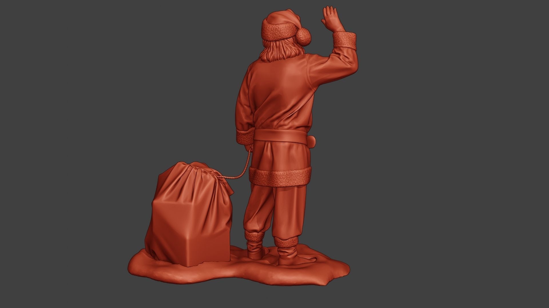 Santa Claus Print P1 3D print model_7