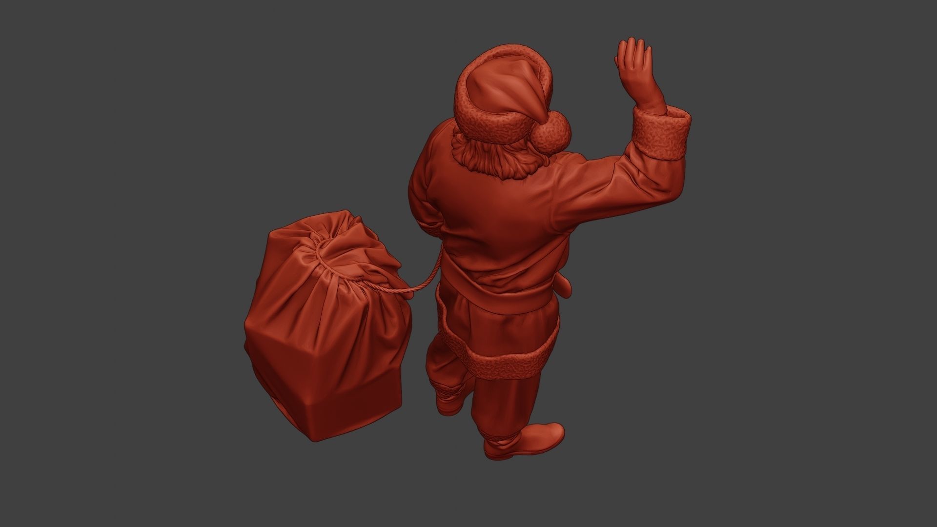 Santa Claus Print P1 3D print model_22