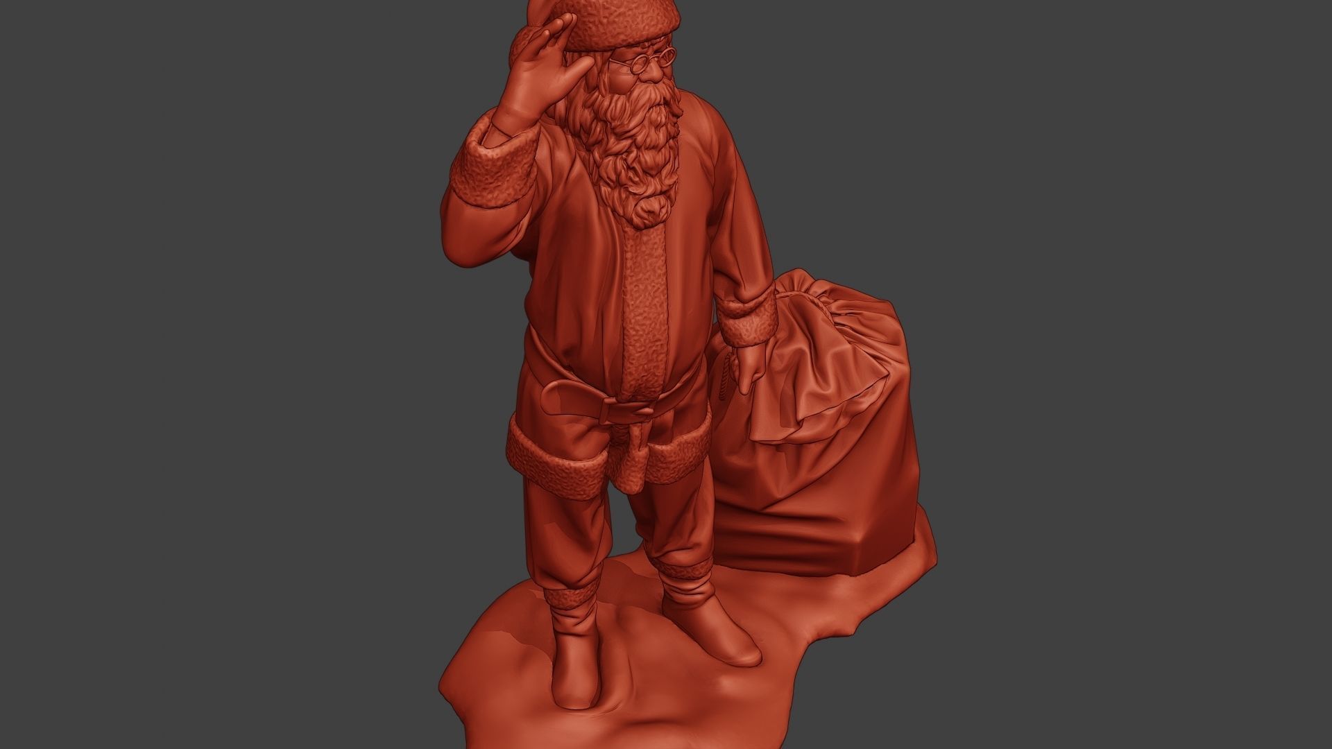 Santa Claus Print P1 3D print model_19