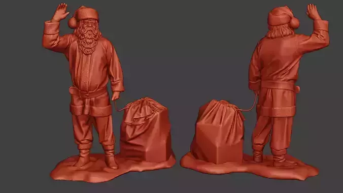 Santa Claus Print P1 3D print model