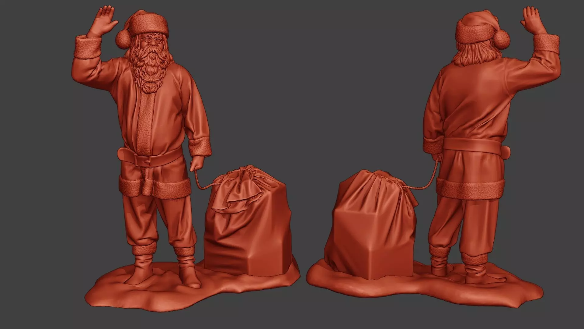 Santa Claus Print P1 3D print model_0