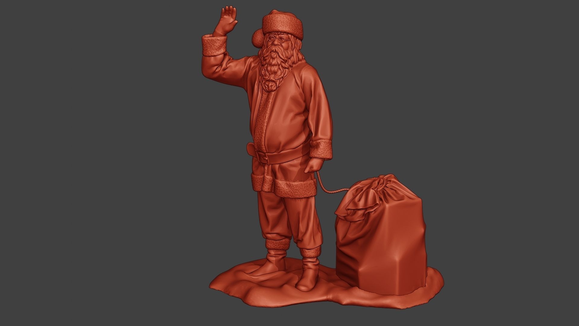 Santa Claus Print P1 3D print model_2
