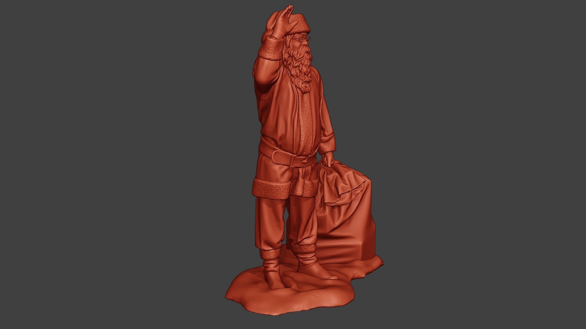 Santa Claus Print P1 3D print model_10
