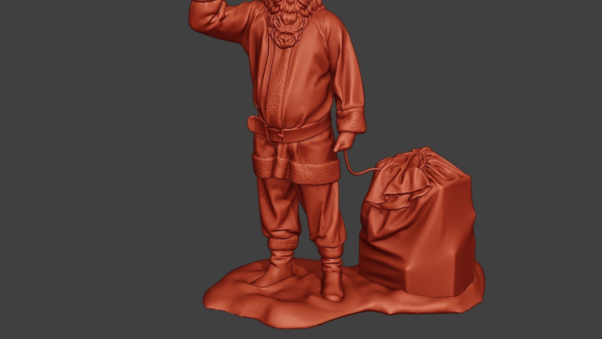 Santa Claus Print P1 3D print model_12