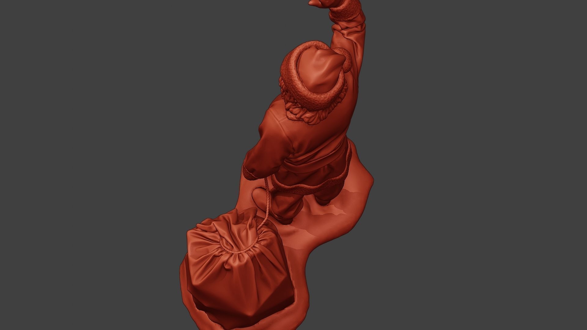 Santa Claus Print P1 3D print model_16