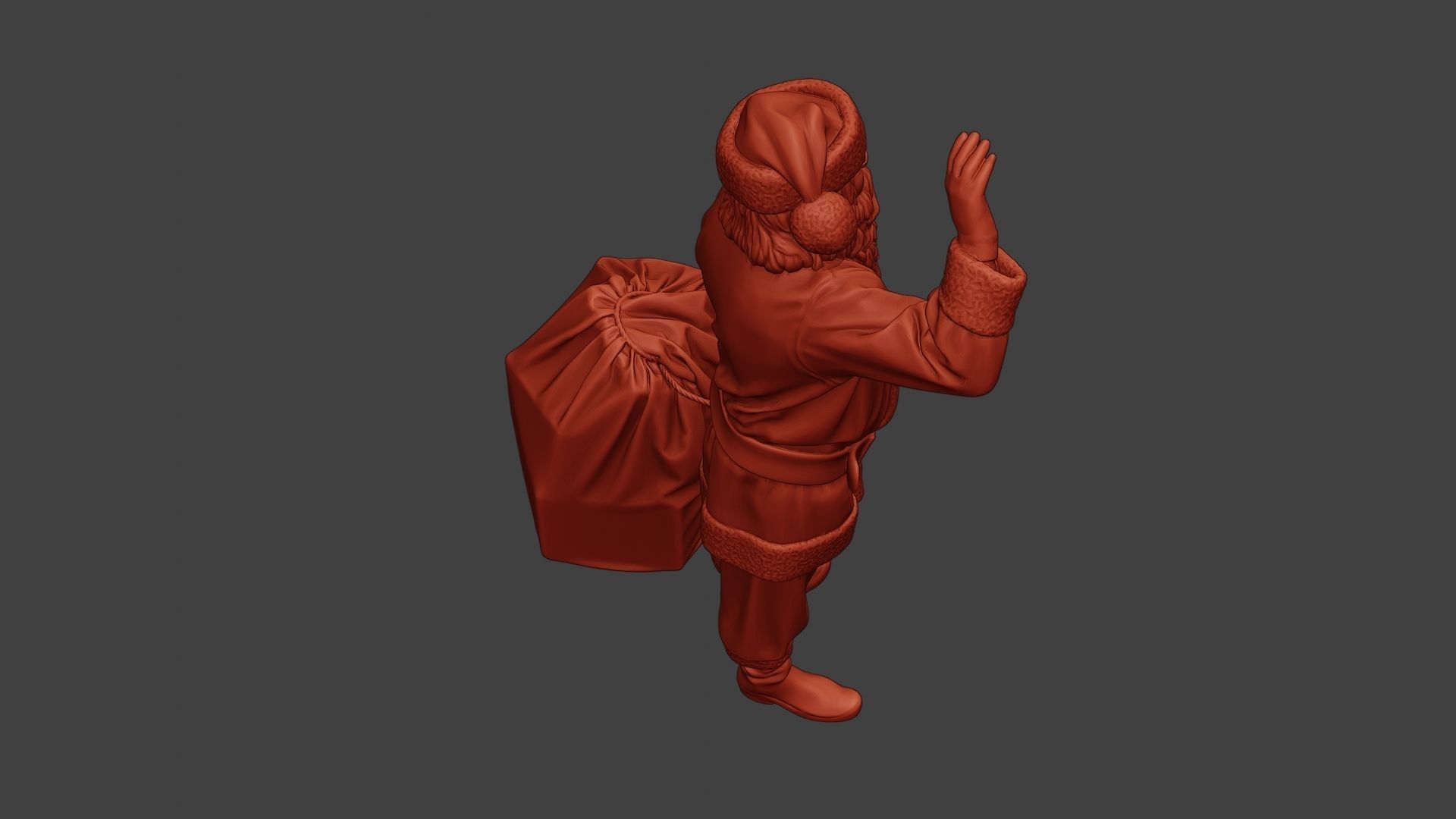 Santa Claus Print P1 3D print model_23