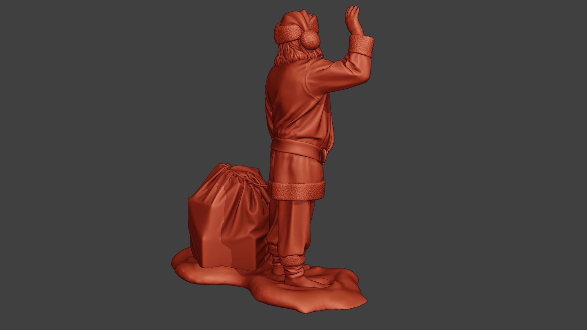 Santa Claus Print P1 3D print model_8