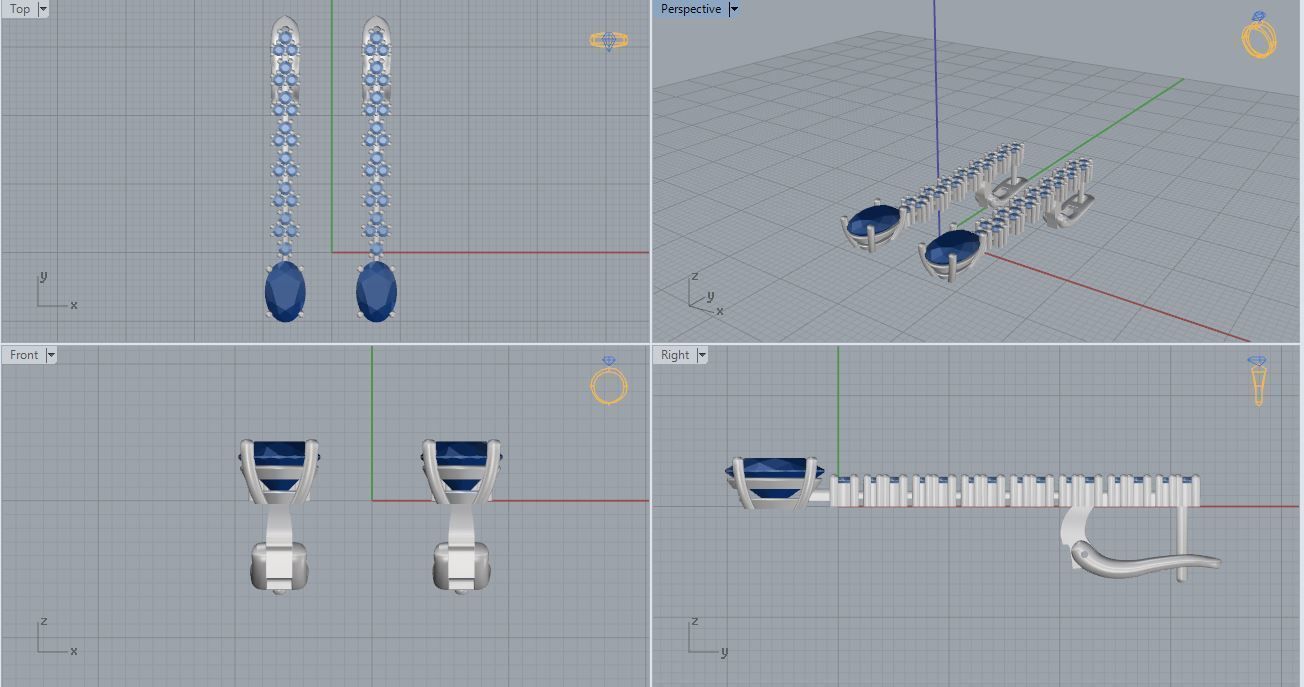 Earrings 15 3D print model_7