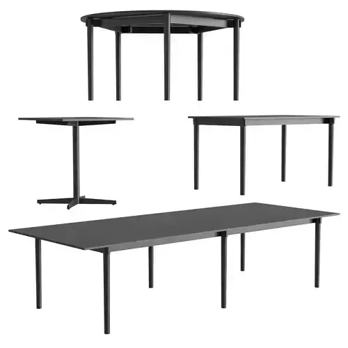 TAK Pedestal Table  02 3D model