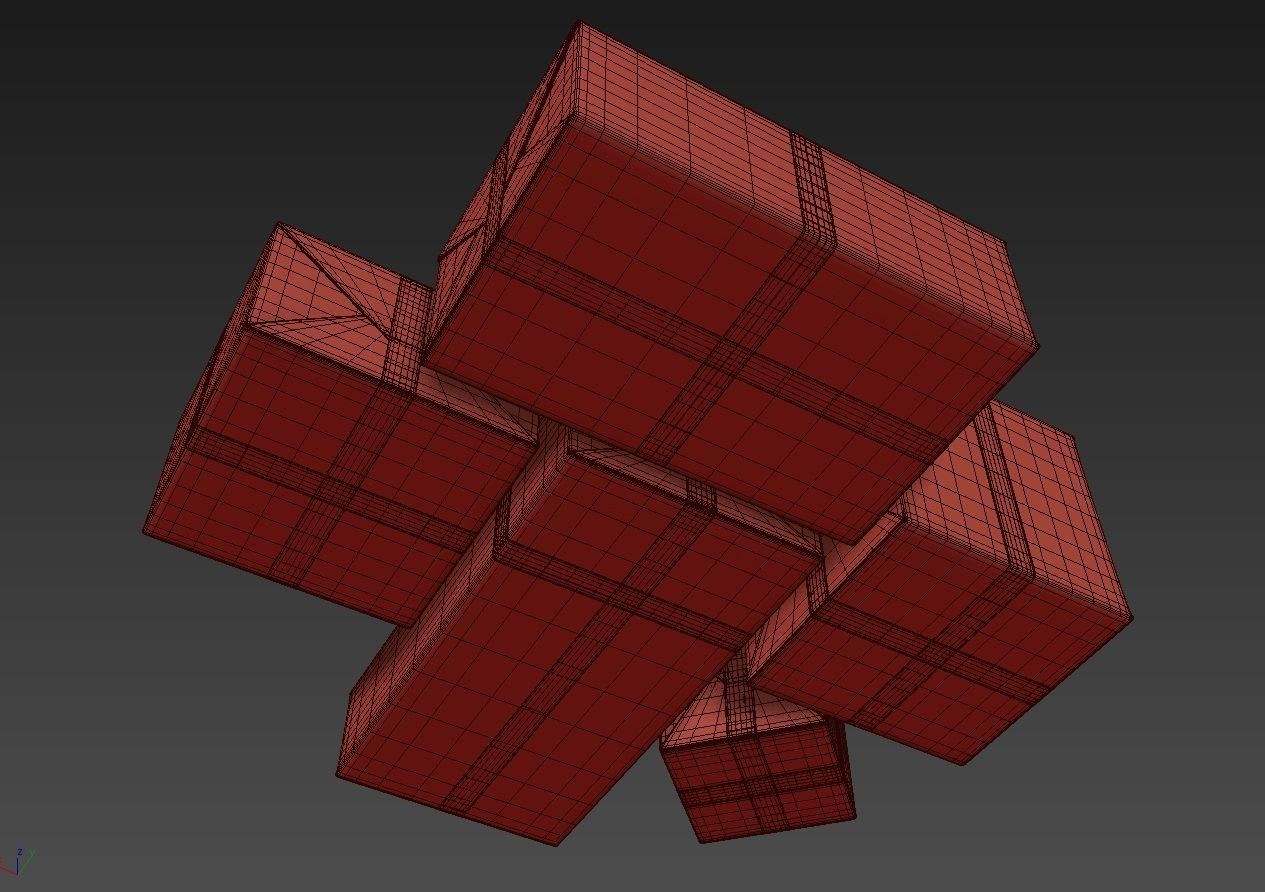 Gift Boxes Collection 3D model 3D model_8