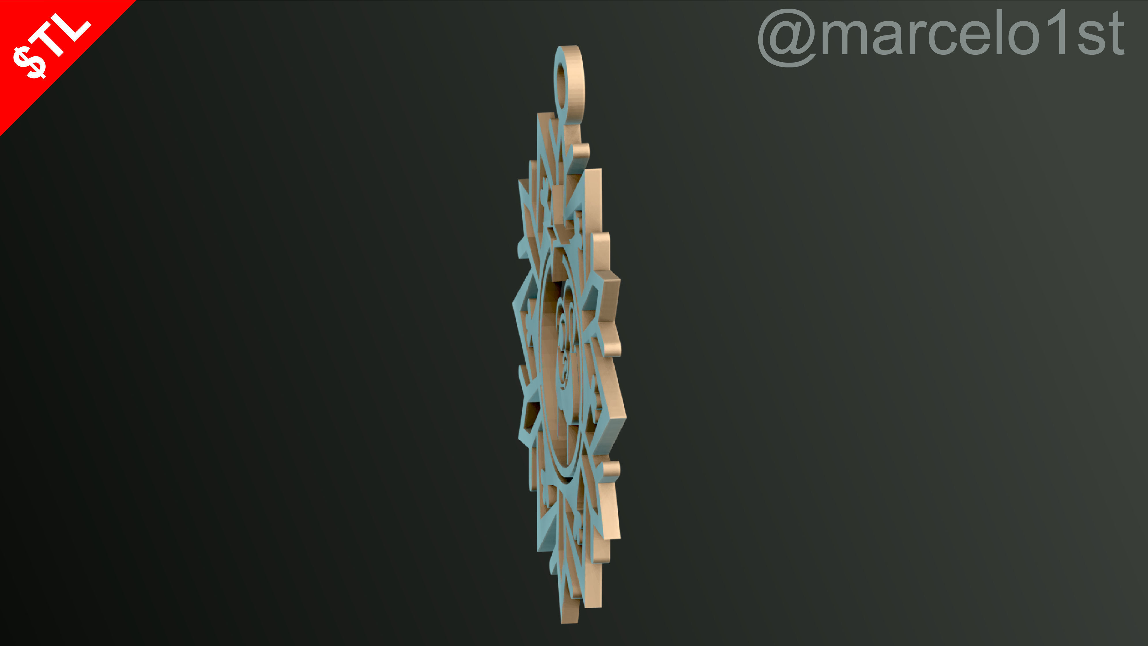 Snowflakes Birth Celebration 3D print model_27