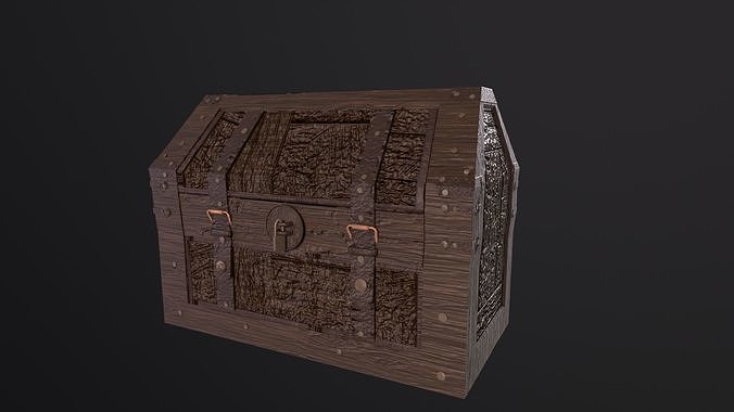 Old Chest Game Ready Free Viktig Games Free low-poly 3D model