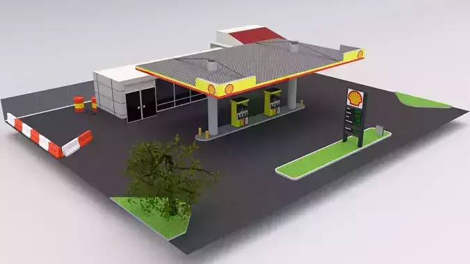 Shell Gas Station