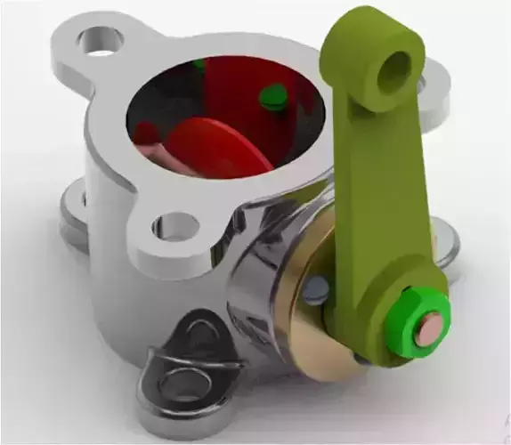 Valve stainless steel with handle