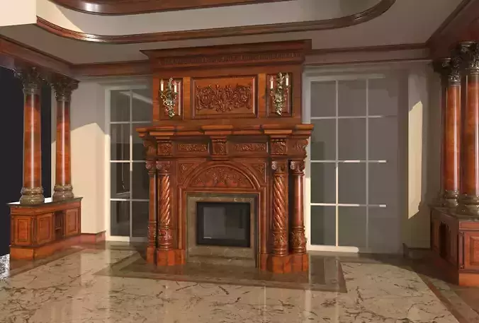 Classic Fireplace 1