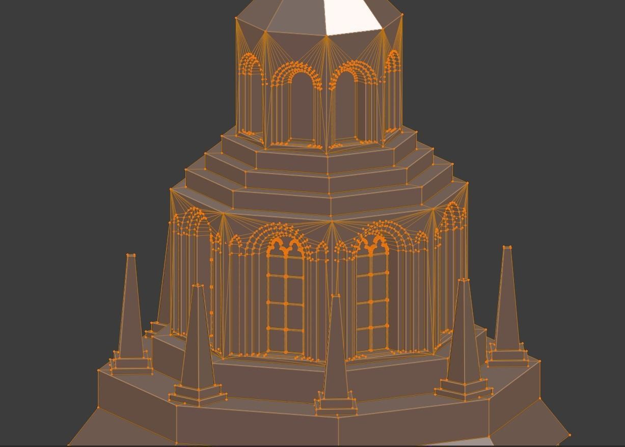 Mainz Cathedral 3D printable model 3D print model_17