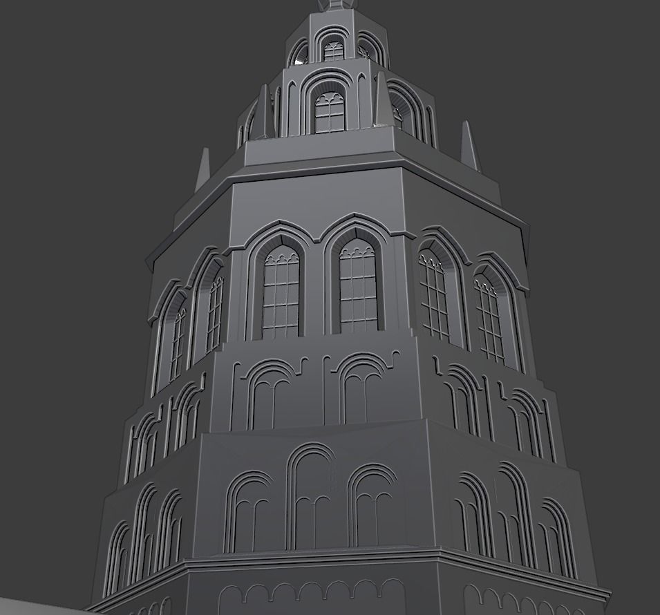 Mainz Cathedral 3D printable model 3D print model_5