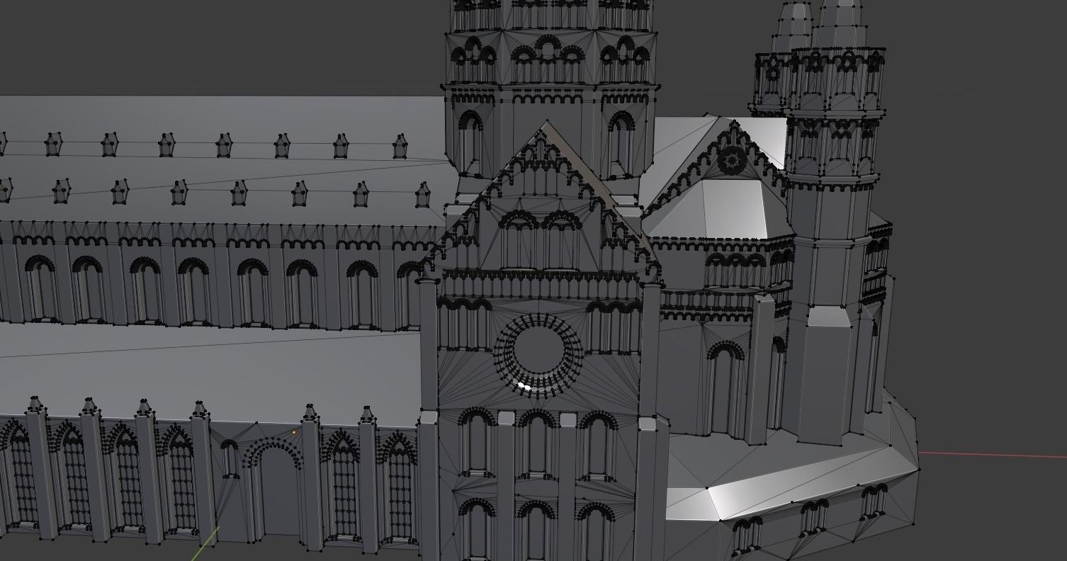 Mainz Cathedral 3D printable model 3D print model_14