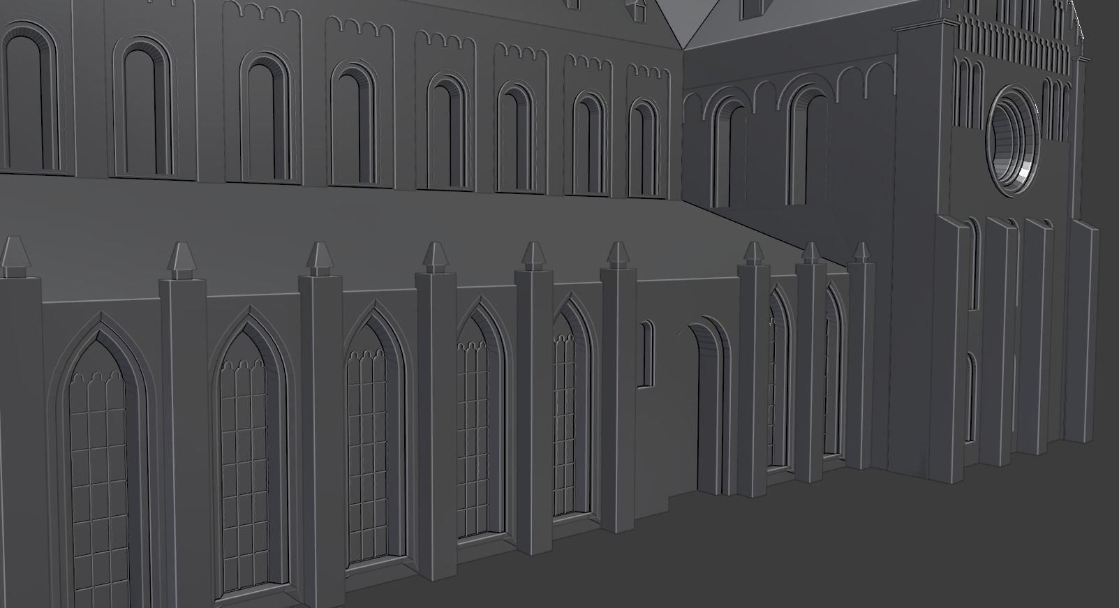 Mainz Cathedral 3D printable model 3D print model_7