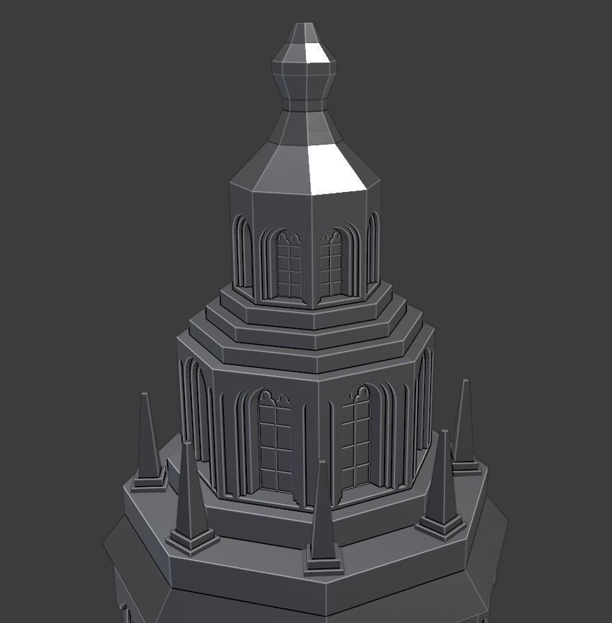 Mainz Cathedral 3D printable model 3D print model_6