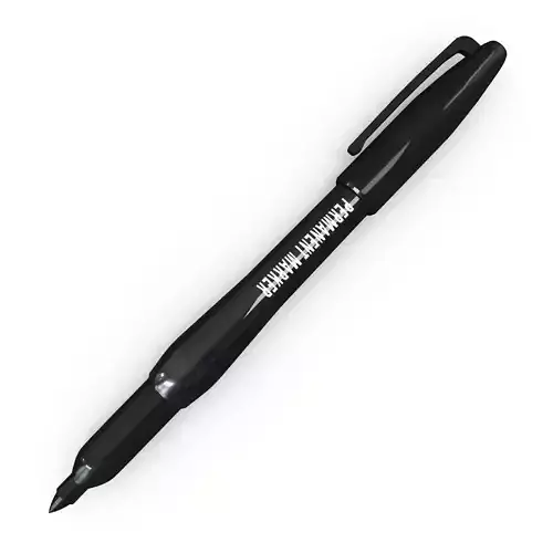 Permanent Marker 3D model