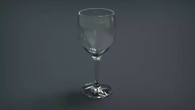 Wine Glass 3D Model