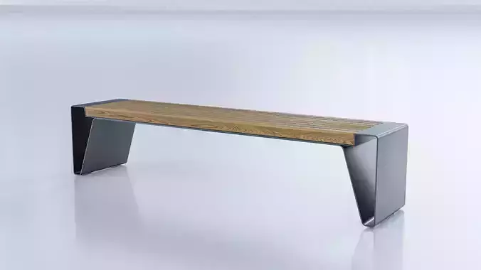 PARK MODERN BENCH RADIUM 