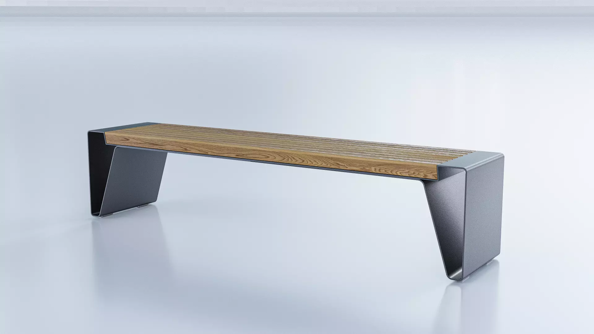 PARK MODERN BENCH RADIUM 3D model