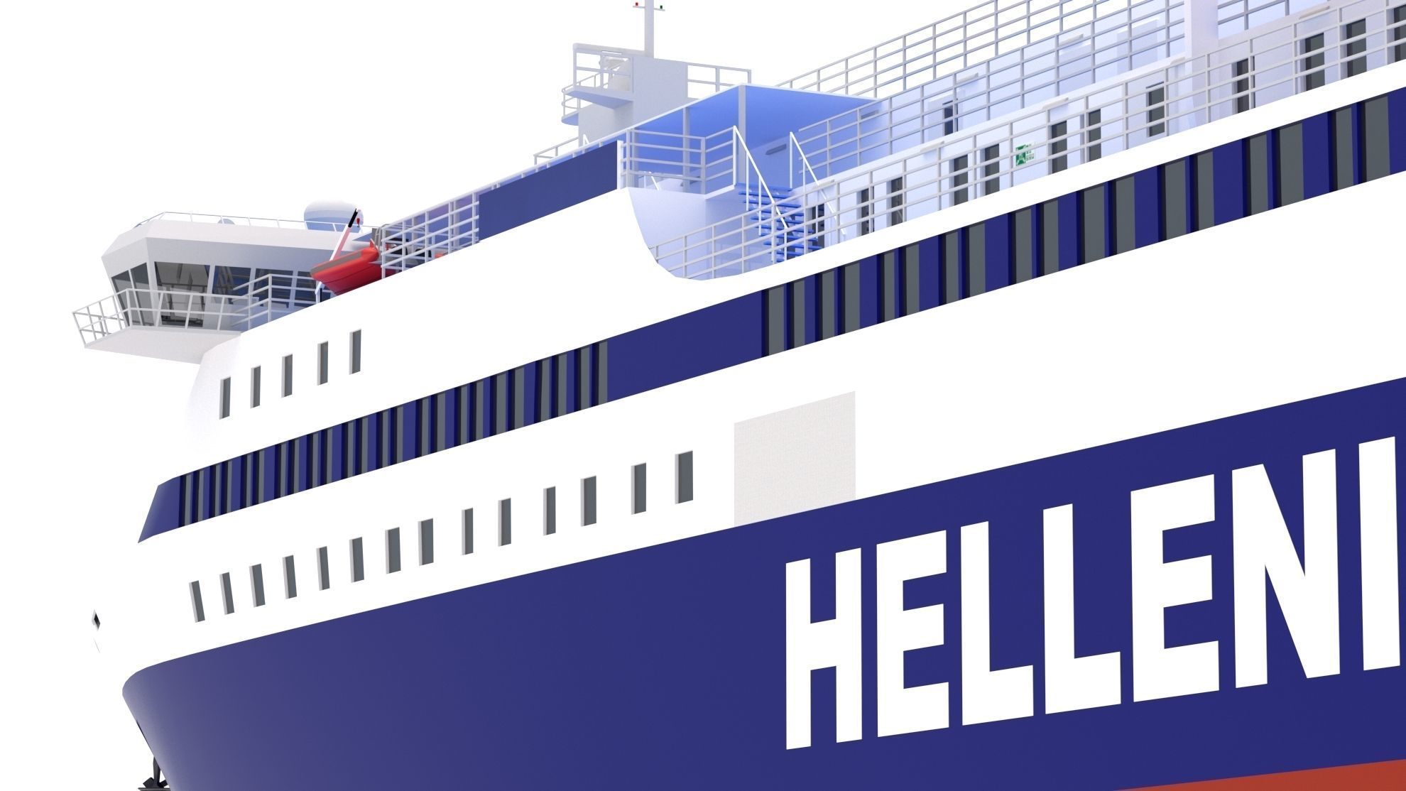 Hellenic Seaways Nissos Chios 3D model_4