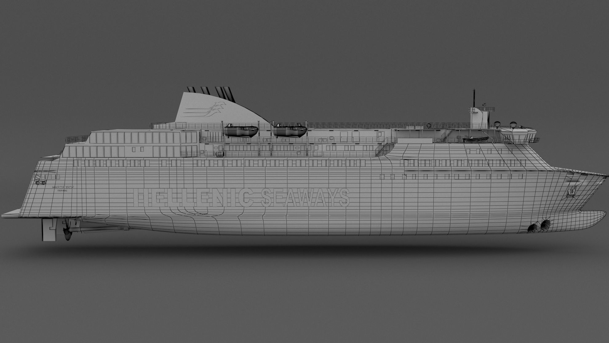 Hellenic Seaways Nissos Chios 3D model_8