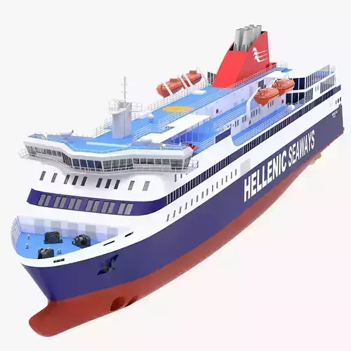 Hellenic Seaways Nissos Chios 3D model