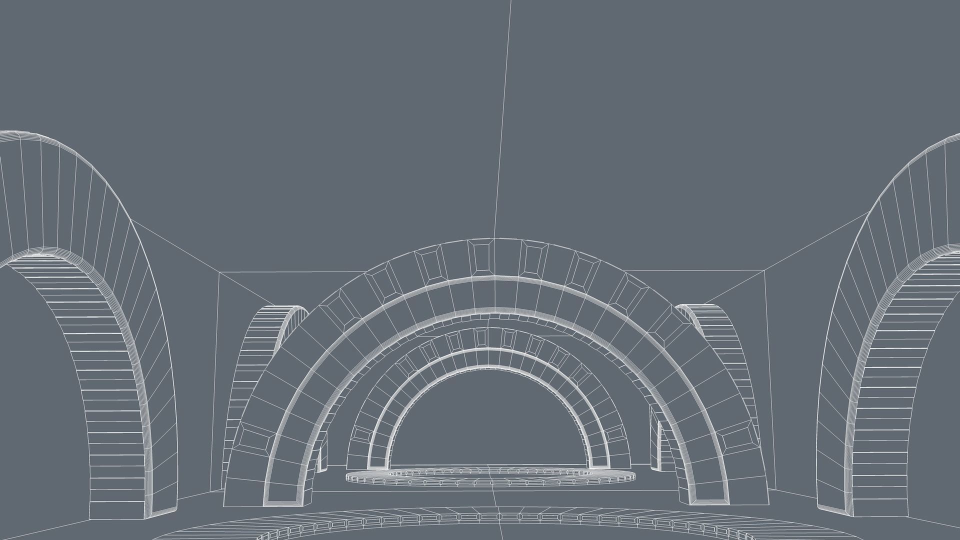 Sci Fi Tunnel 3D model_11