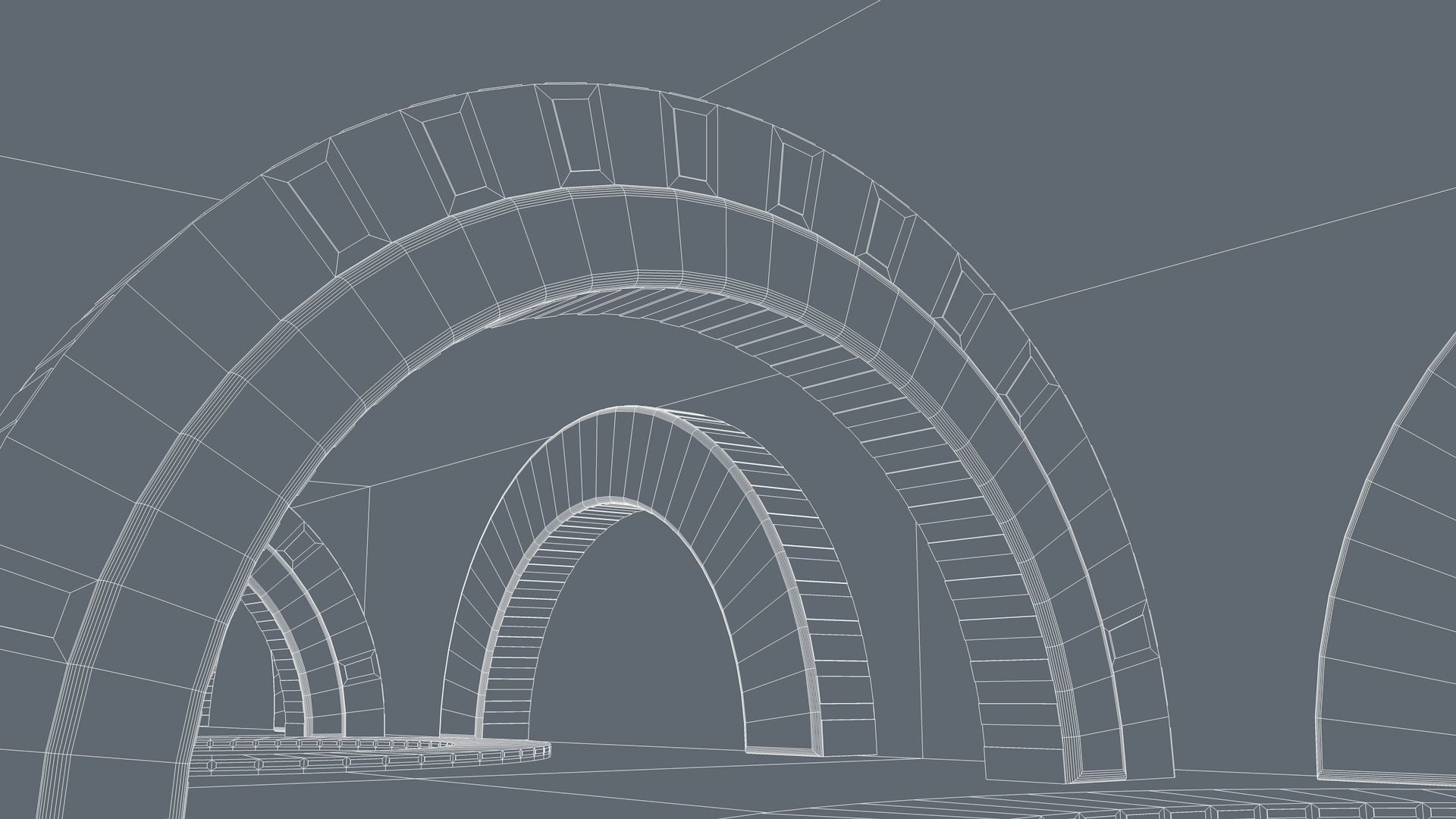 Sci Fi Tunnel 3D model_10