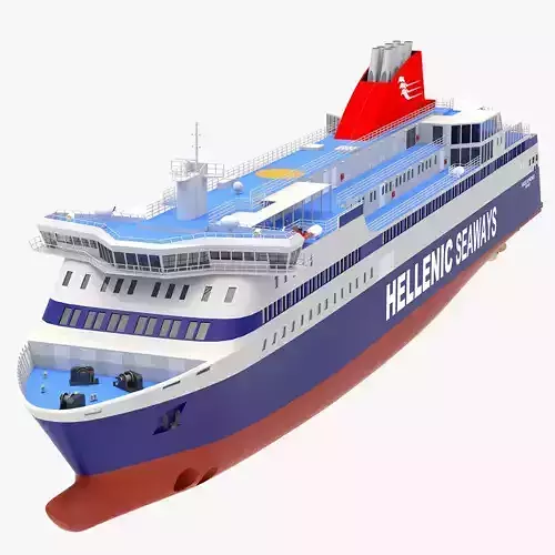 Hellenic Seaways Nissos Mykonos 3D model