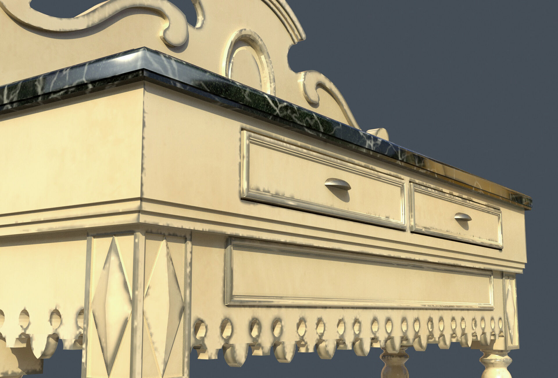 Console table 3D model_4