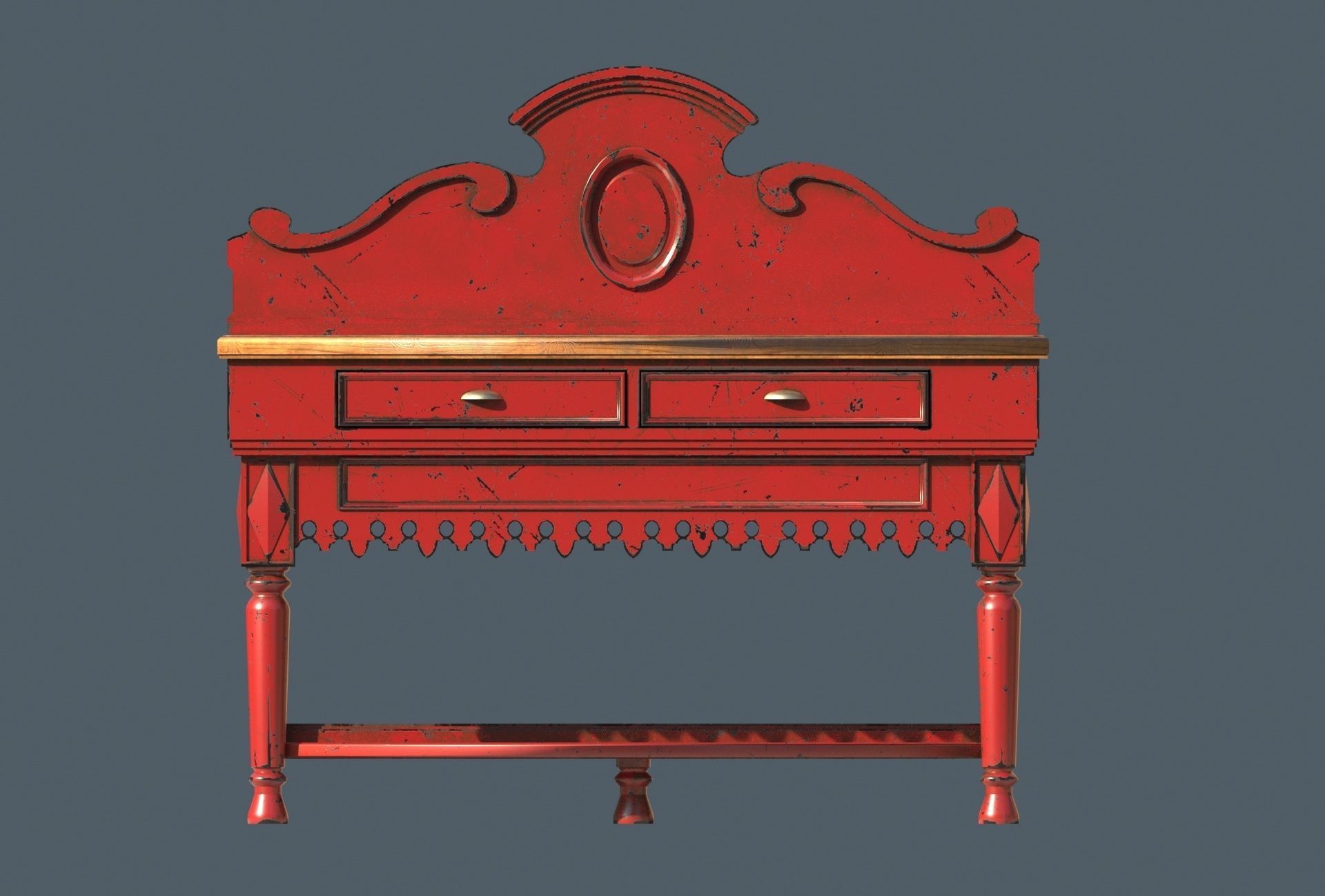 Console table 3D model_8