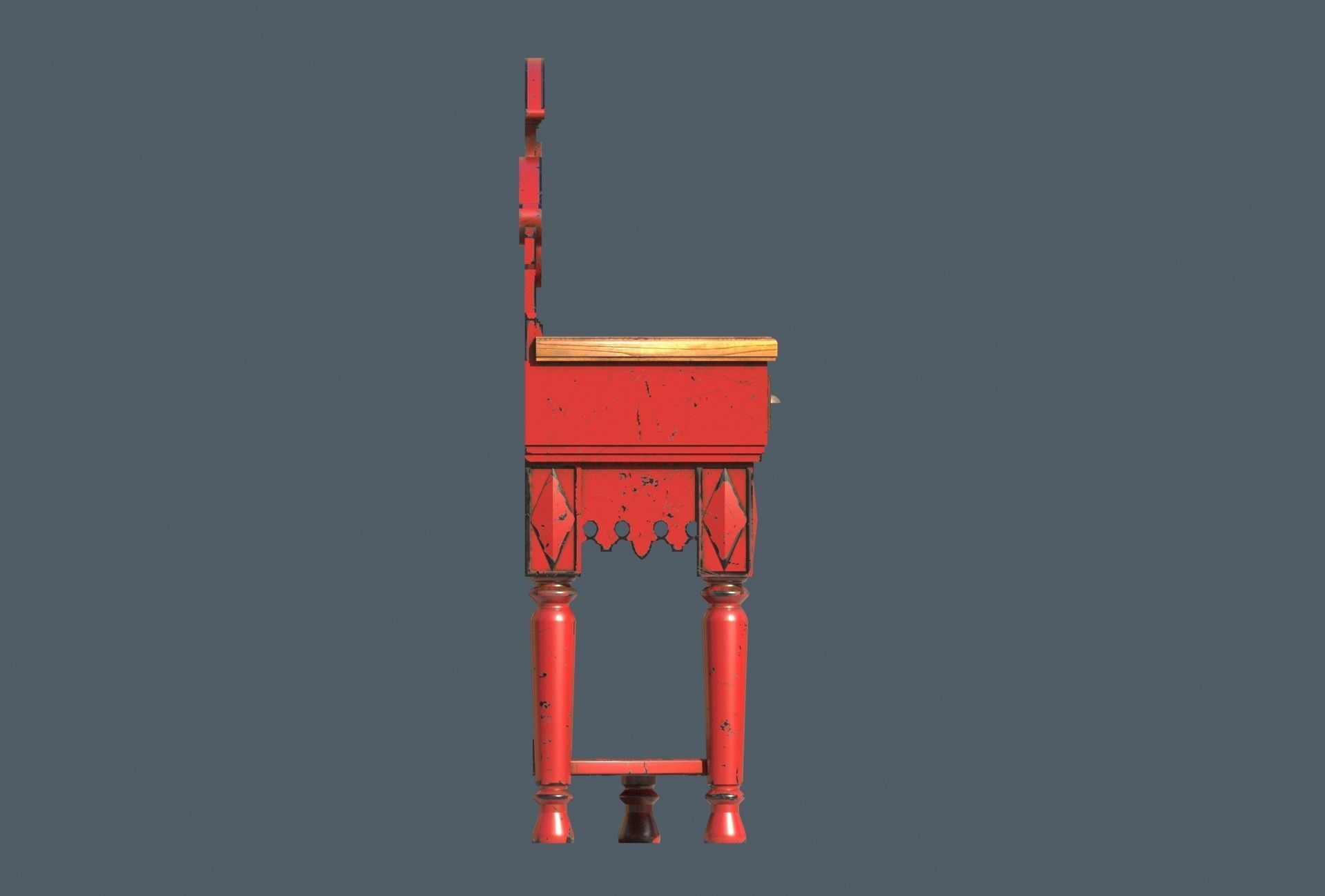 Console table 3D model_9