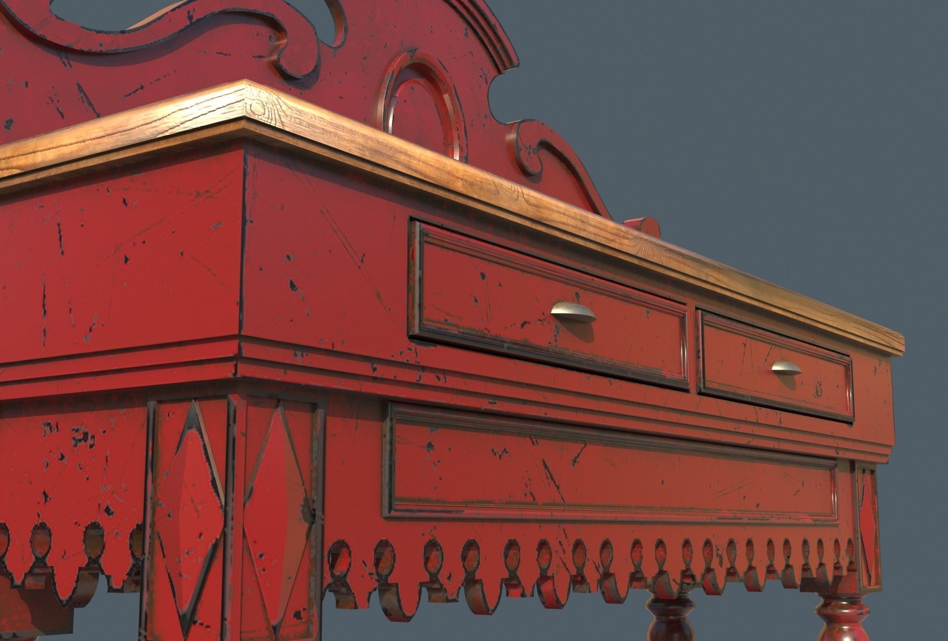 Console table 3D model_12