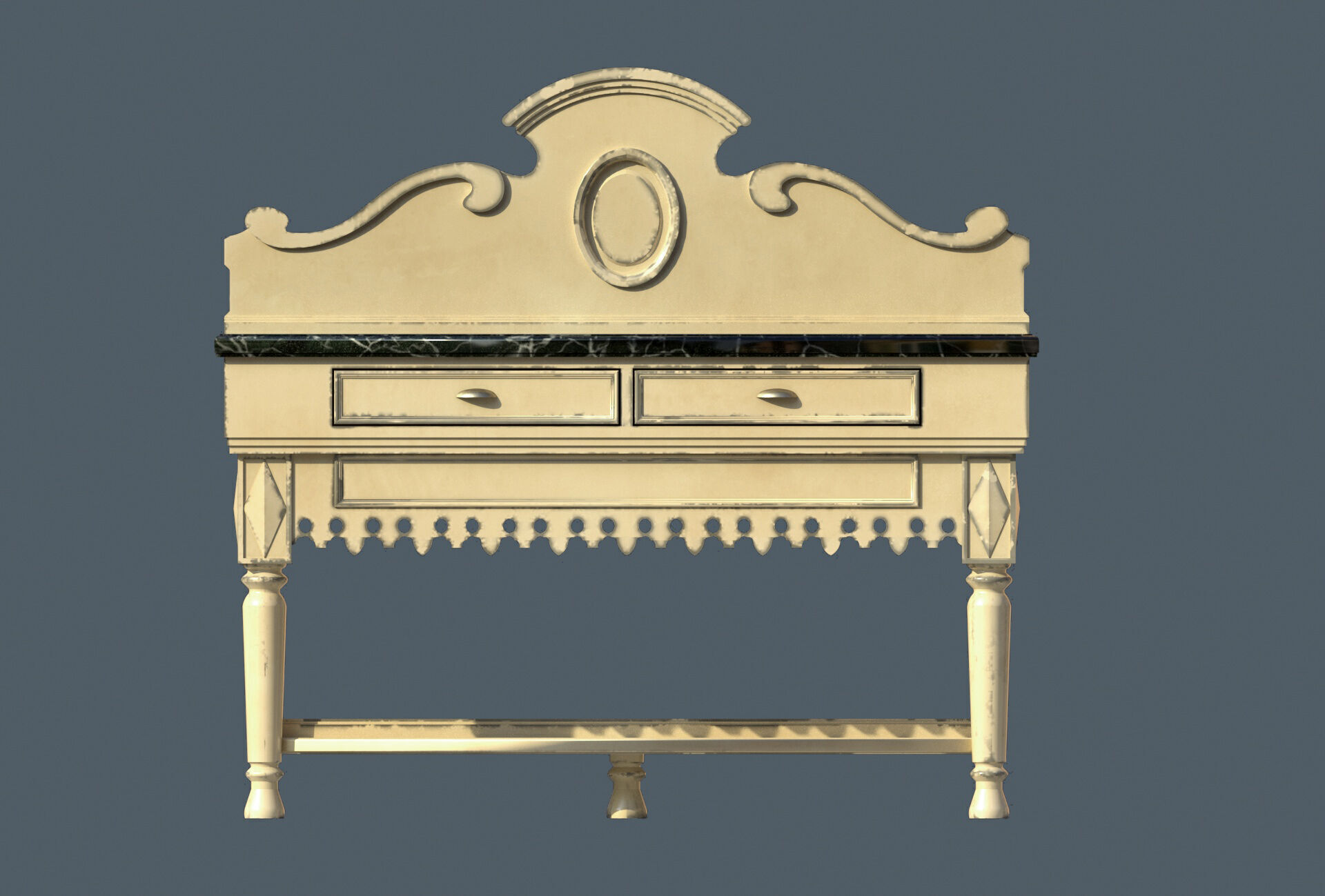 Console table 3D model_2