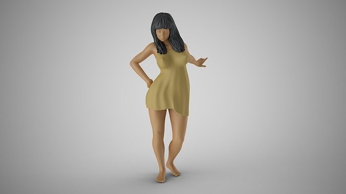 Reluctant Woman 3D print model