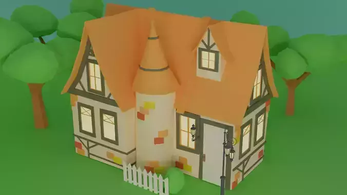 Stylized Medieval Cottage 2