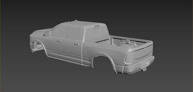 Dodge Ram 2500 2020 Body For Print 3D print model 4
