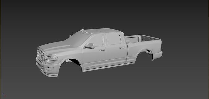 Dodge Ram 2500 2020 Body For Print 3D print model 3