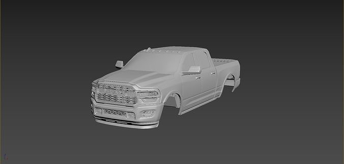 Dodge Ram 2500 2020 Body For Print 3D print model 2