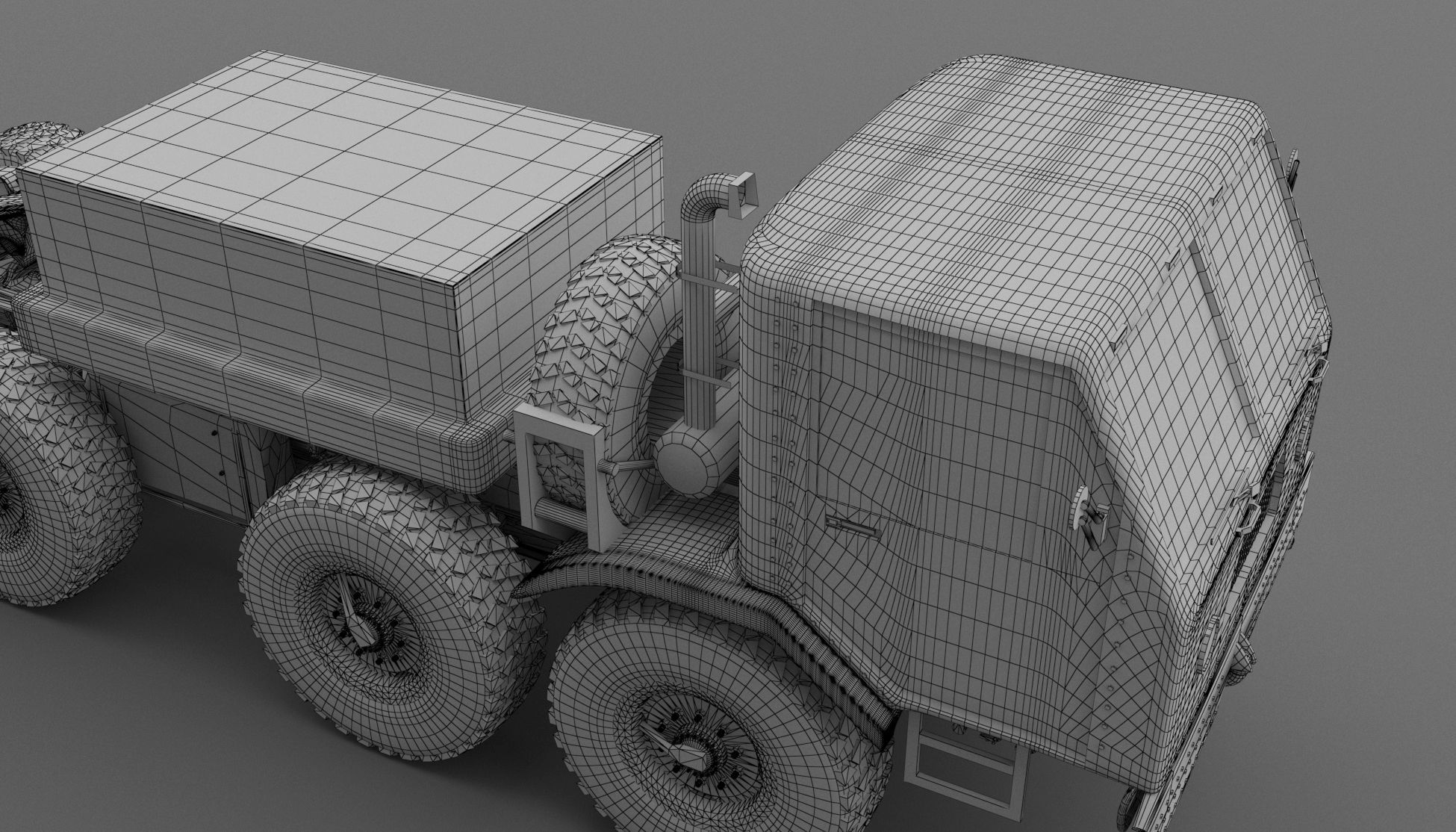 Military Truck 3D model_7