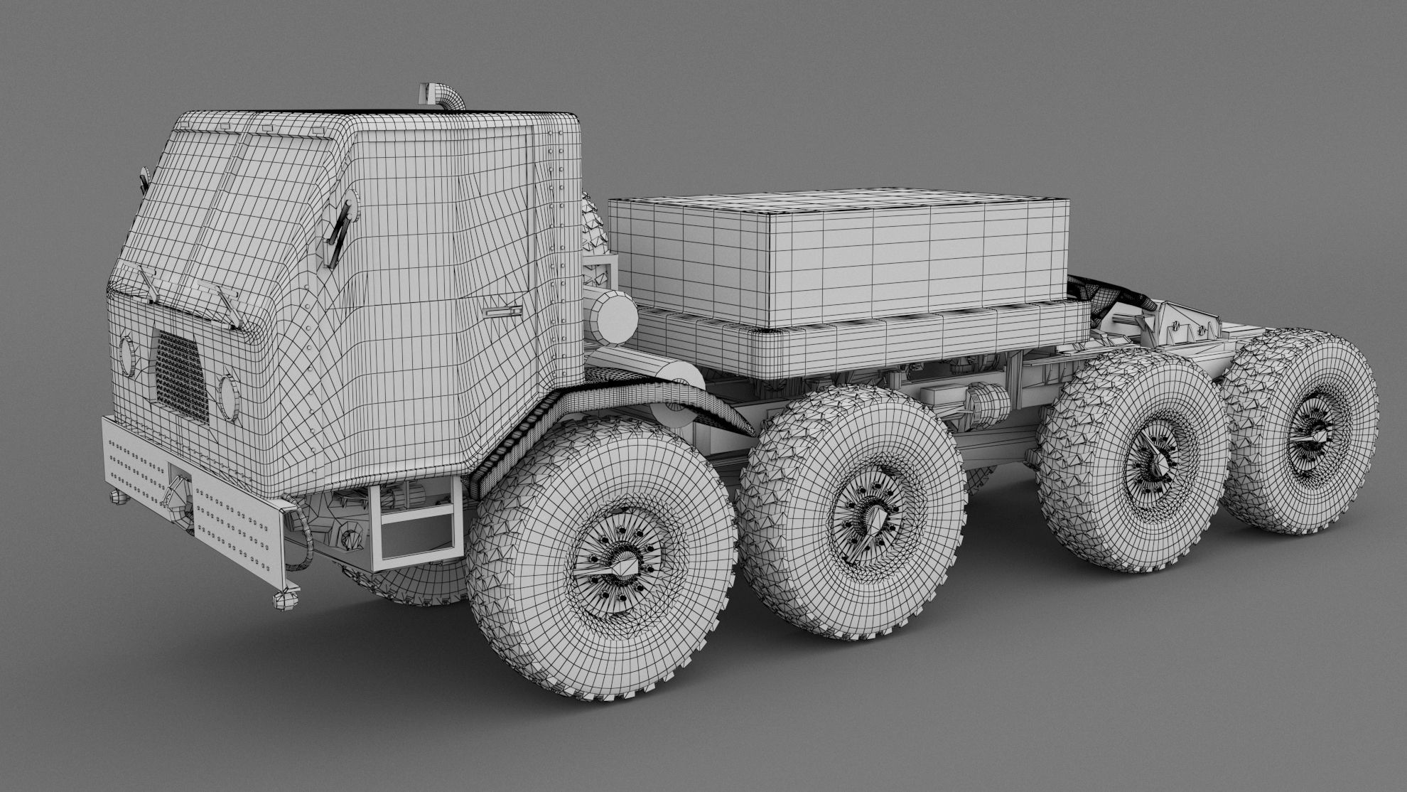 Army Truck 3D model_5