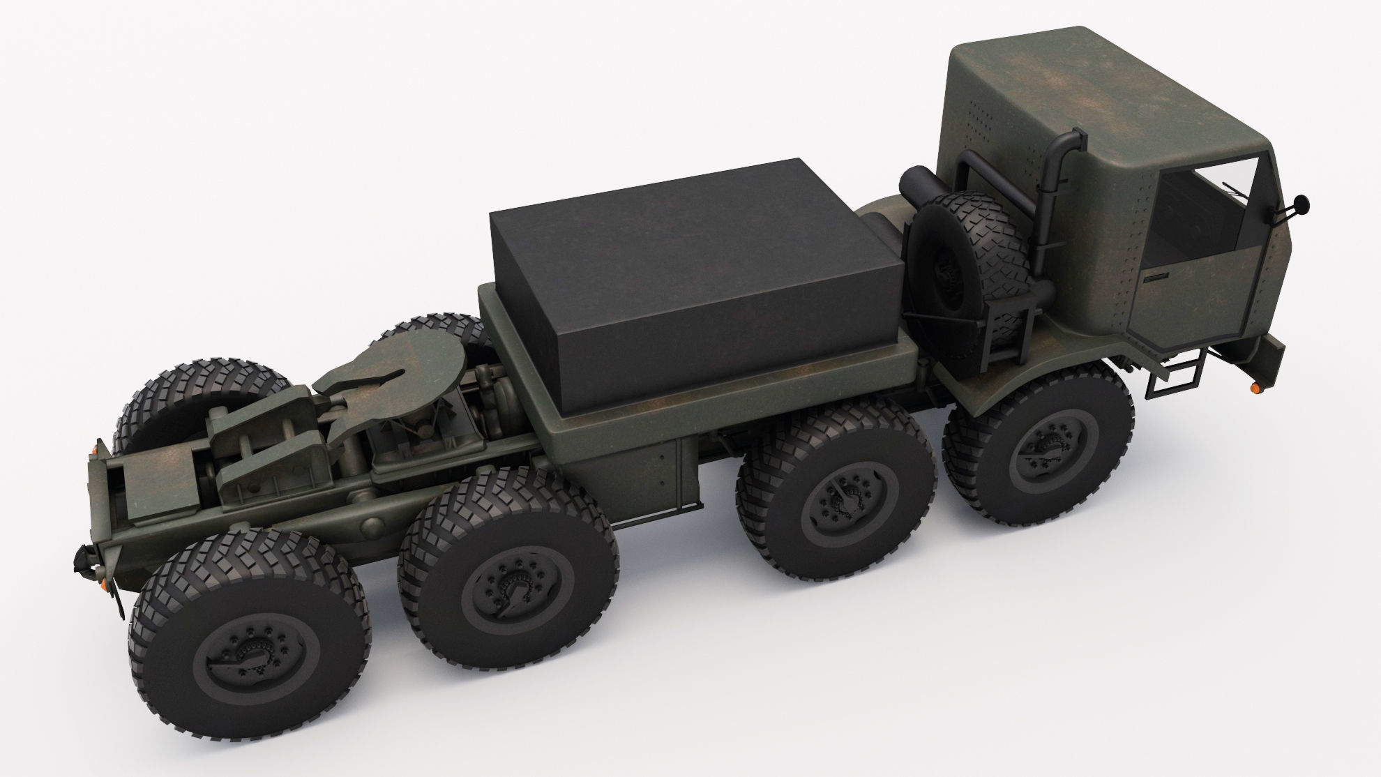 Army Truck 3D model_2