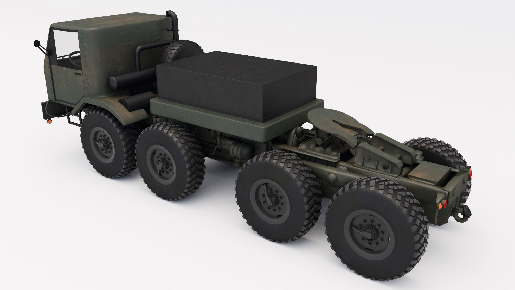Army Truck 3D model_1