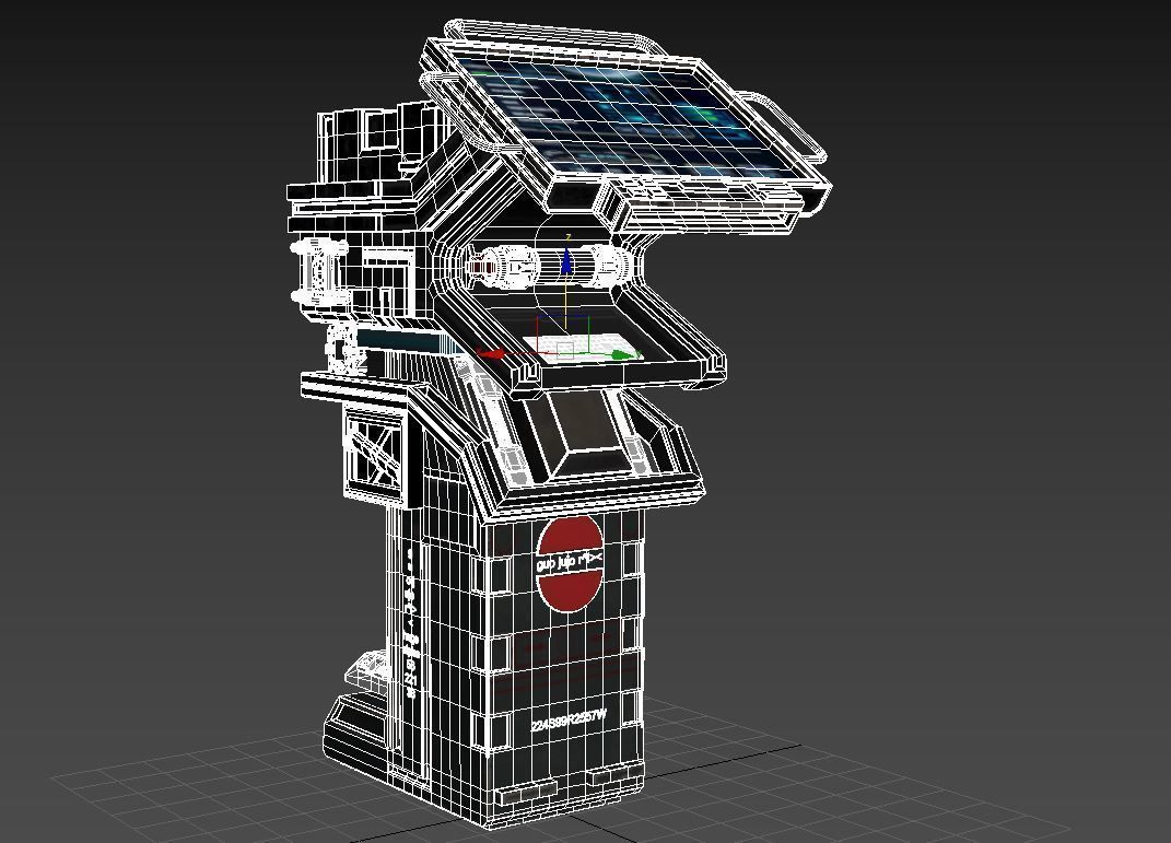 Sci-Fi Console 3D model_6