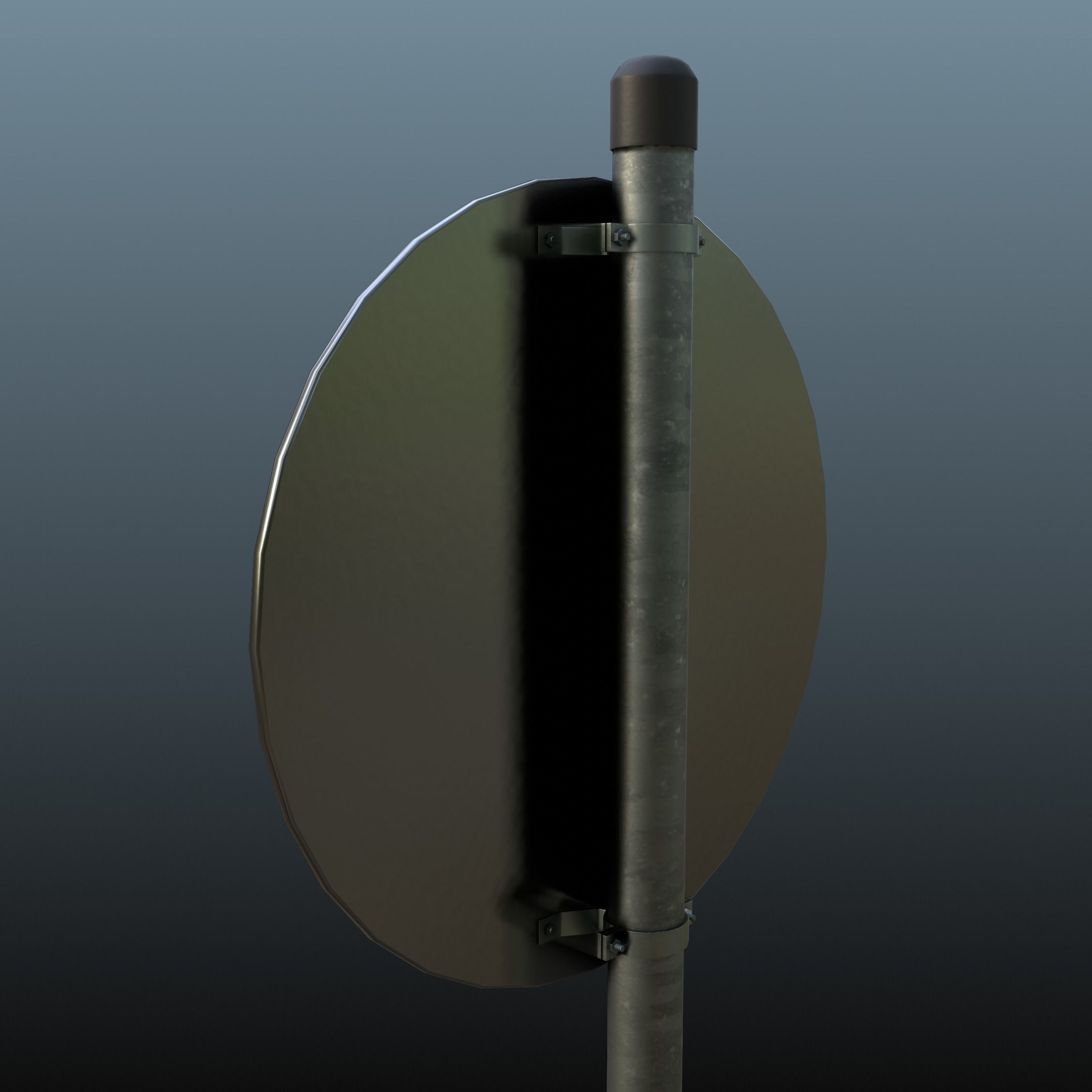 40 European Trafic Sign Pack for in city use 3D model_13